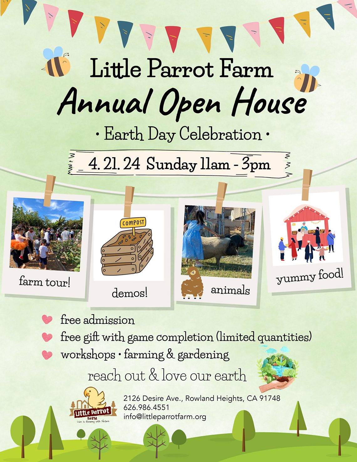2024 Little Parrot Farm_Earth Day