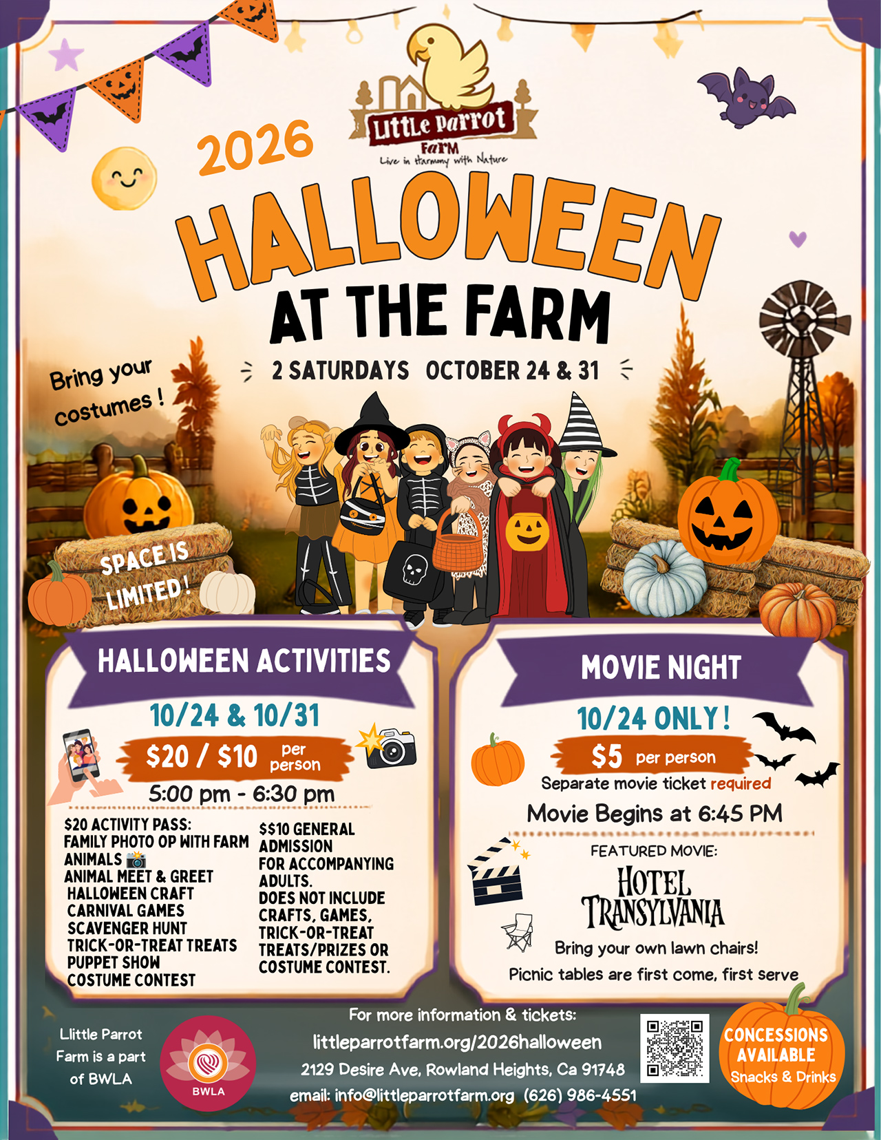 Halloween at Little Parrot Farm