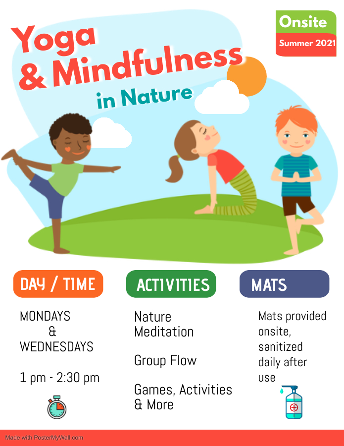 Summer Camp_Yoga & Mindfulness in Nature_Mondays and Wednesdays 1pm