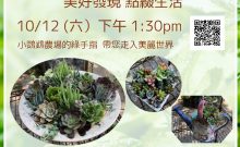 多肉植物創意課 Succulent Arrangement Workshop